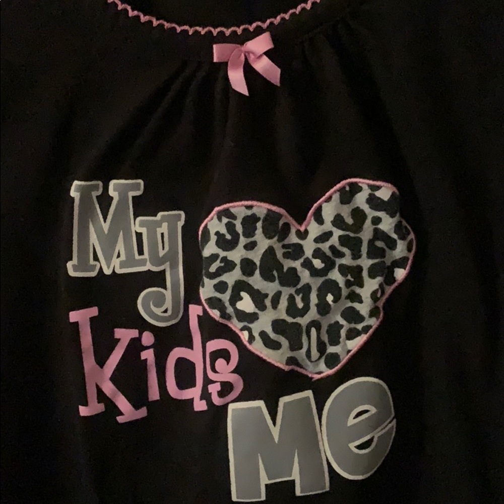 Womens XL Black Shirt: My Kids Love Me